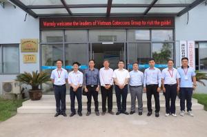 2018年8月31日上午，越南Coteccons Group旗下分公司BM Windows董事长Mr Huynh Nhat Minh一行,莅临我公司考察并座谈。